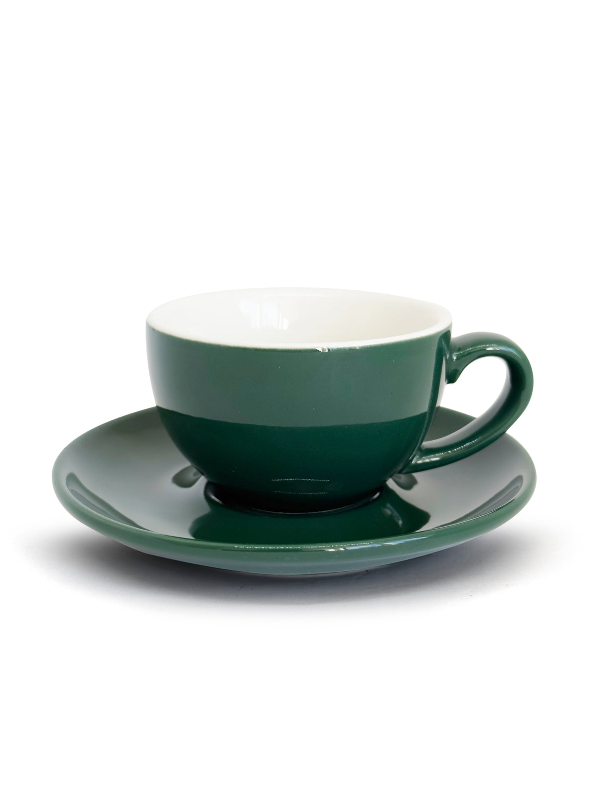 Keramisk espresso kop m. underkop (9 cl) Grøn