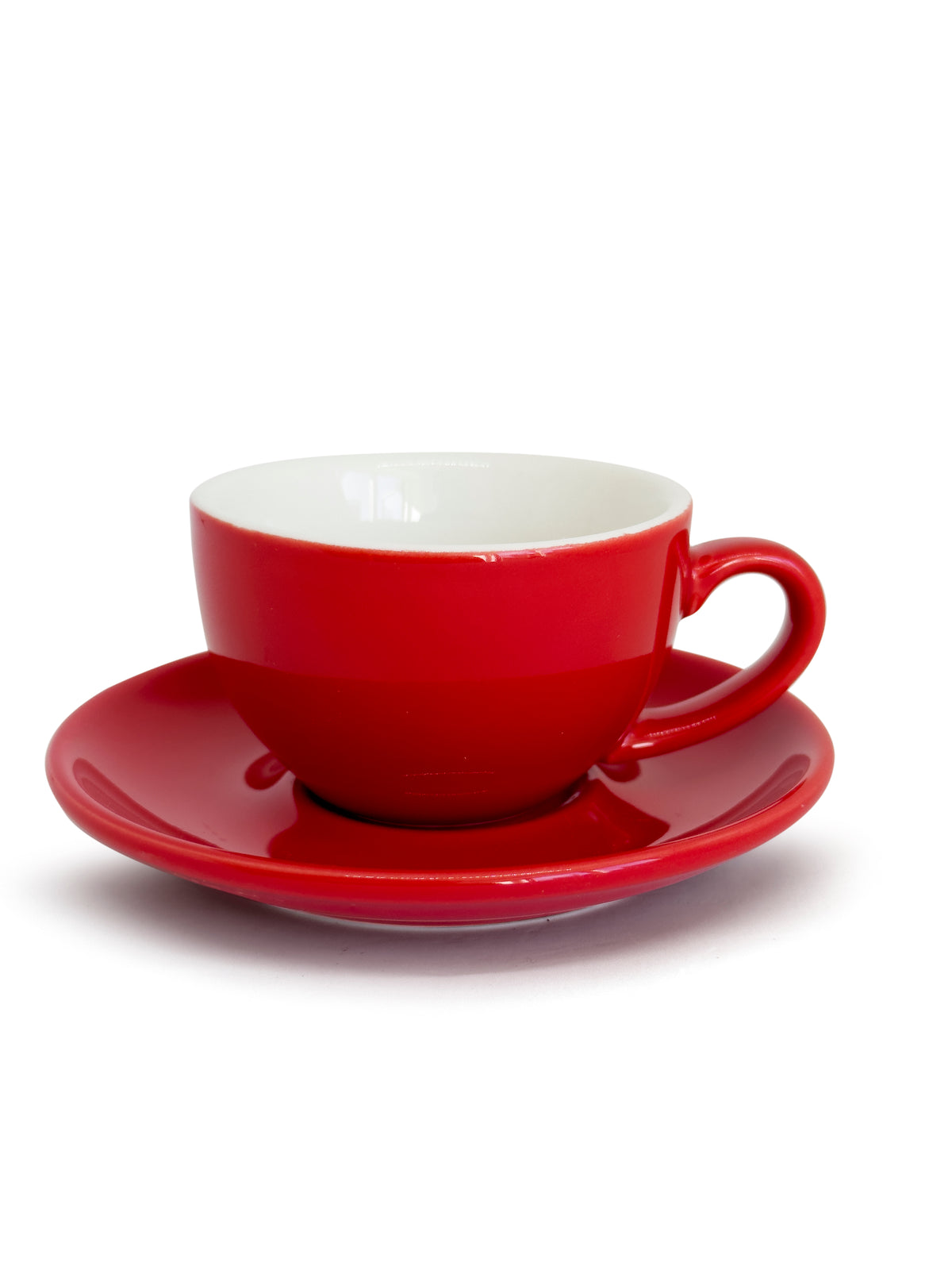 Keramisk espresso kop m. underkop (9 cl) Rød Keramisk espresso kop m. underkop (9 cl) Rød